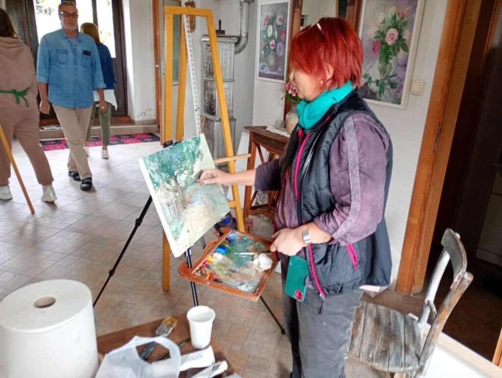 Руски сликари у посети Руској Странци